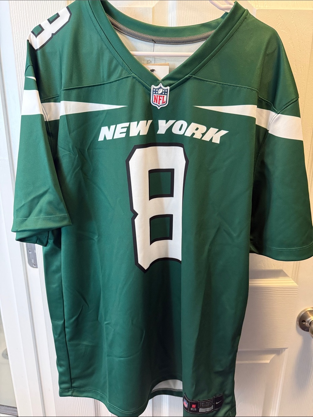 Nike New York Green #8 Men's Jersey - Picture 1 of 4